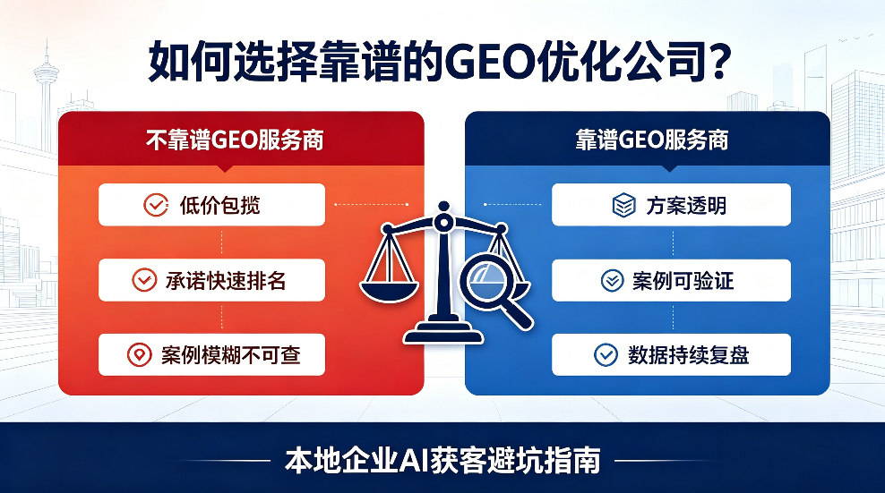 江门如何选择靠谱的GEO优化公司？本地企业AI获客避坑指南
